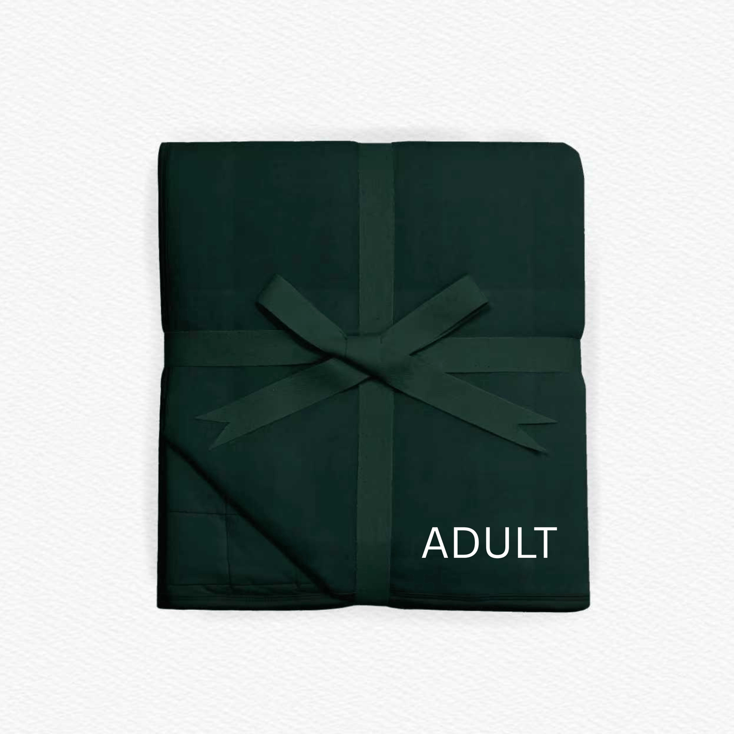 Mountain Mist Solid Adult Quilted Blanket 85”x65”