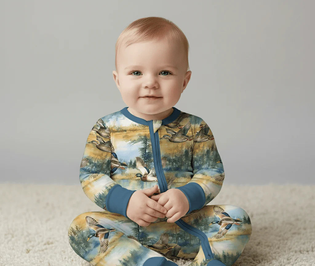 In Flight Bamboo Convertible Zippy Romper