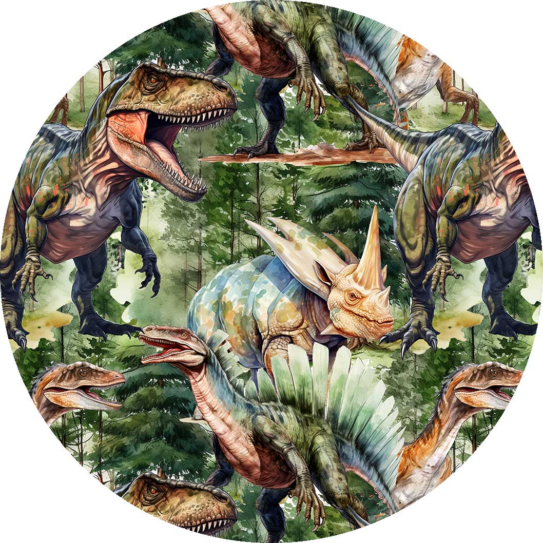 Dino World Short Sleeve Lounge Set