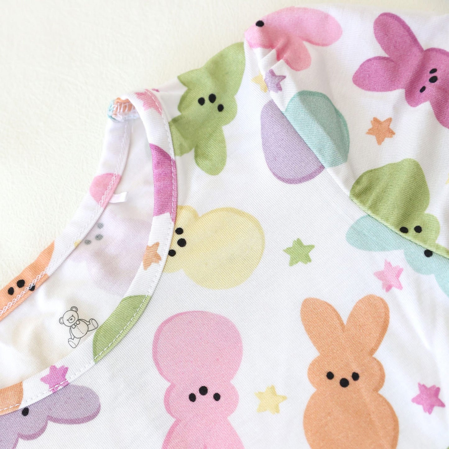 Peeps Short Sleeve Bamboo Twirl Dress