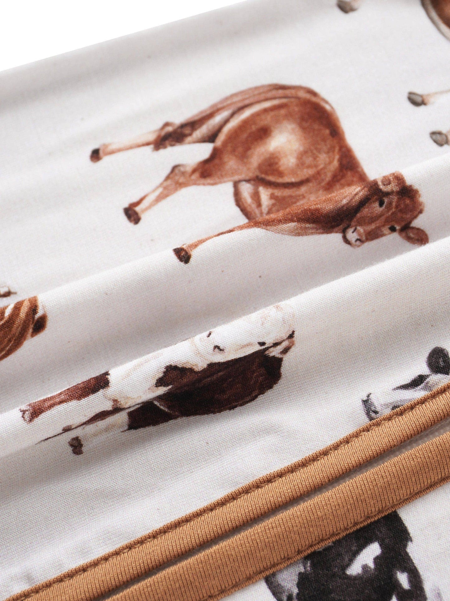 Brown Cow Bamboo Shorty Romper