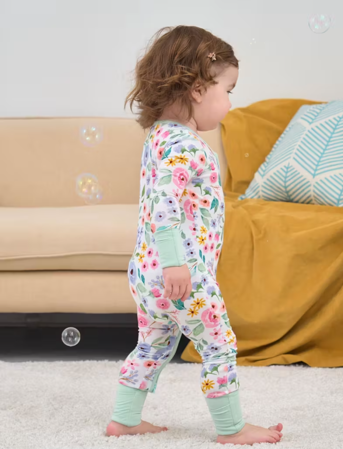 Spring Florals Zippy Romper