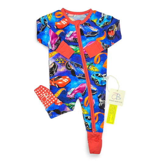 Fast Cars Zippy Romper