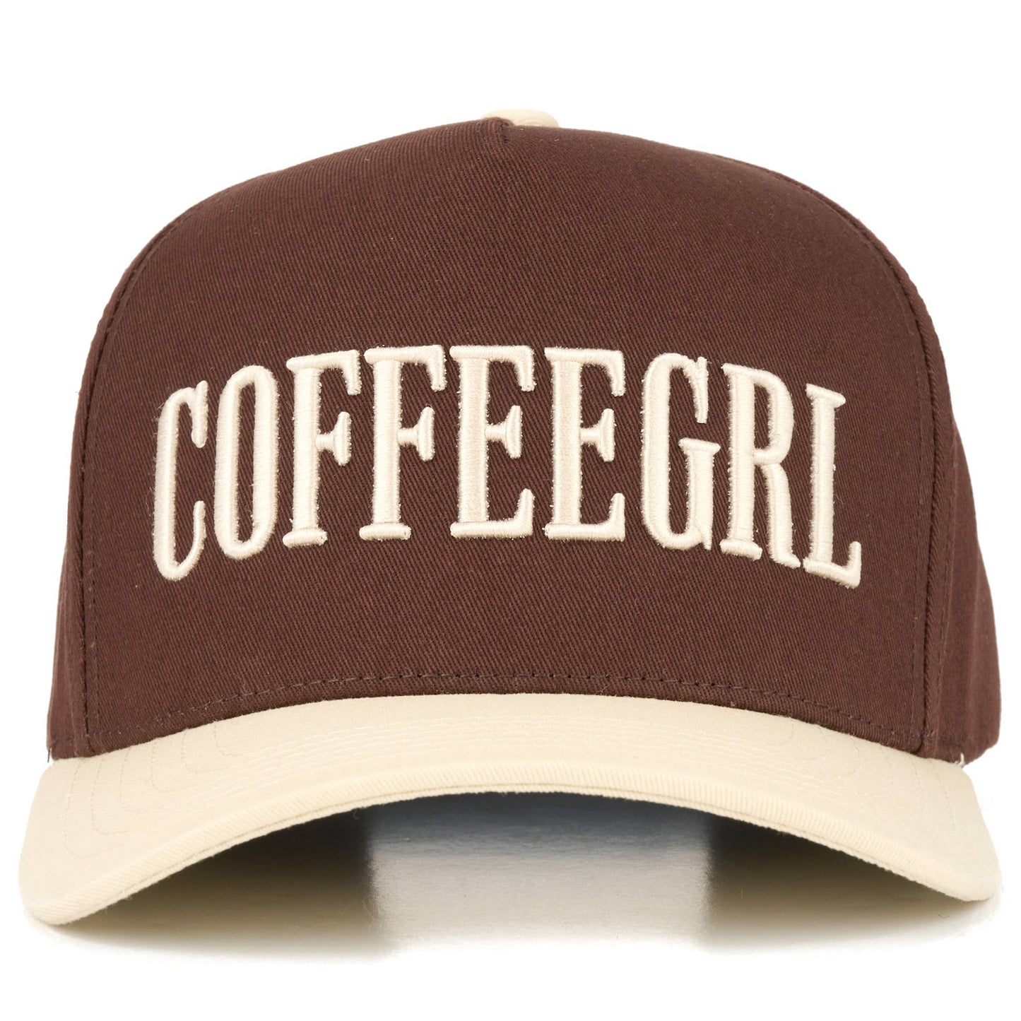 COFFEEGRL Embroidered Two-Tone Trucker Hat