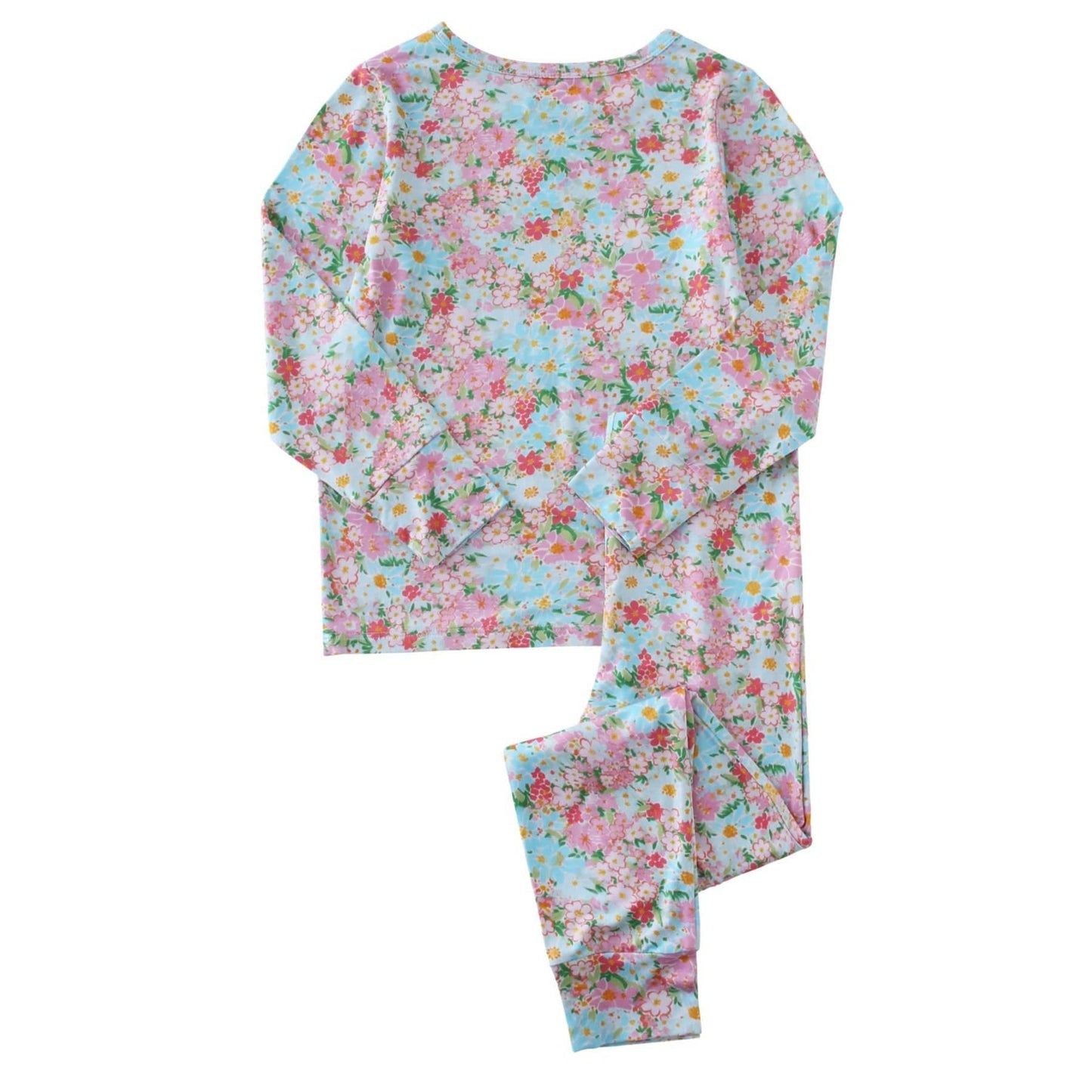 PoshTOT Pink Baby‘s Breath 2 Piece PJ Set