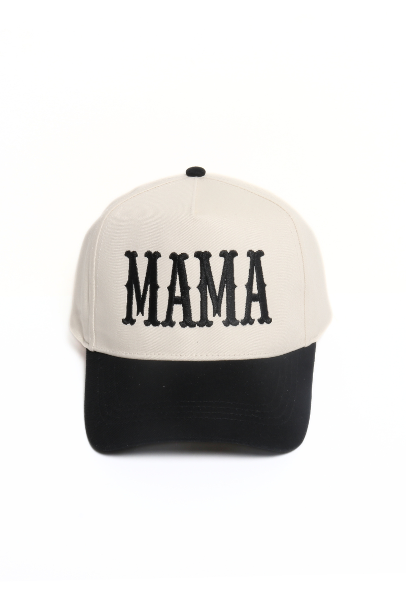 Embroidered MAMA Hat (7 Panel)