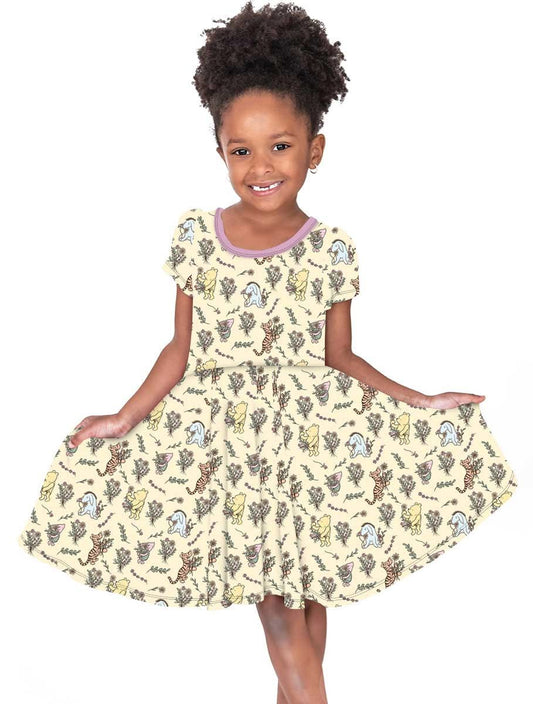Spring Fever Flowers Bamboo Twirl Dress