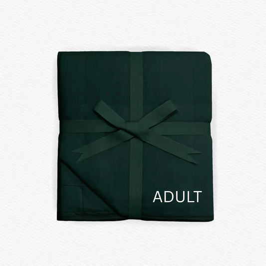 Mountain Mist Solid Adult Quilted Blanket 85”x65”