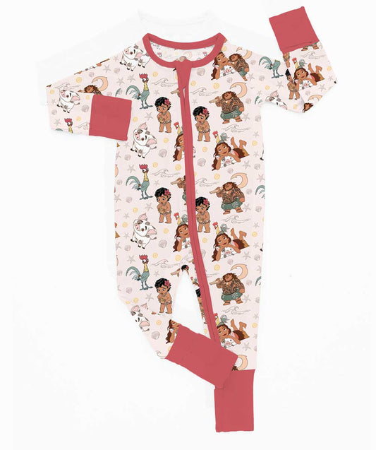 Maui & Friends Bamboo Zippy Romper