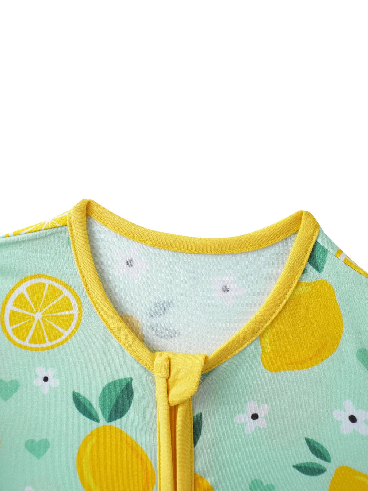 Lemon Bamboo Baby Shorty Zippy Romper