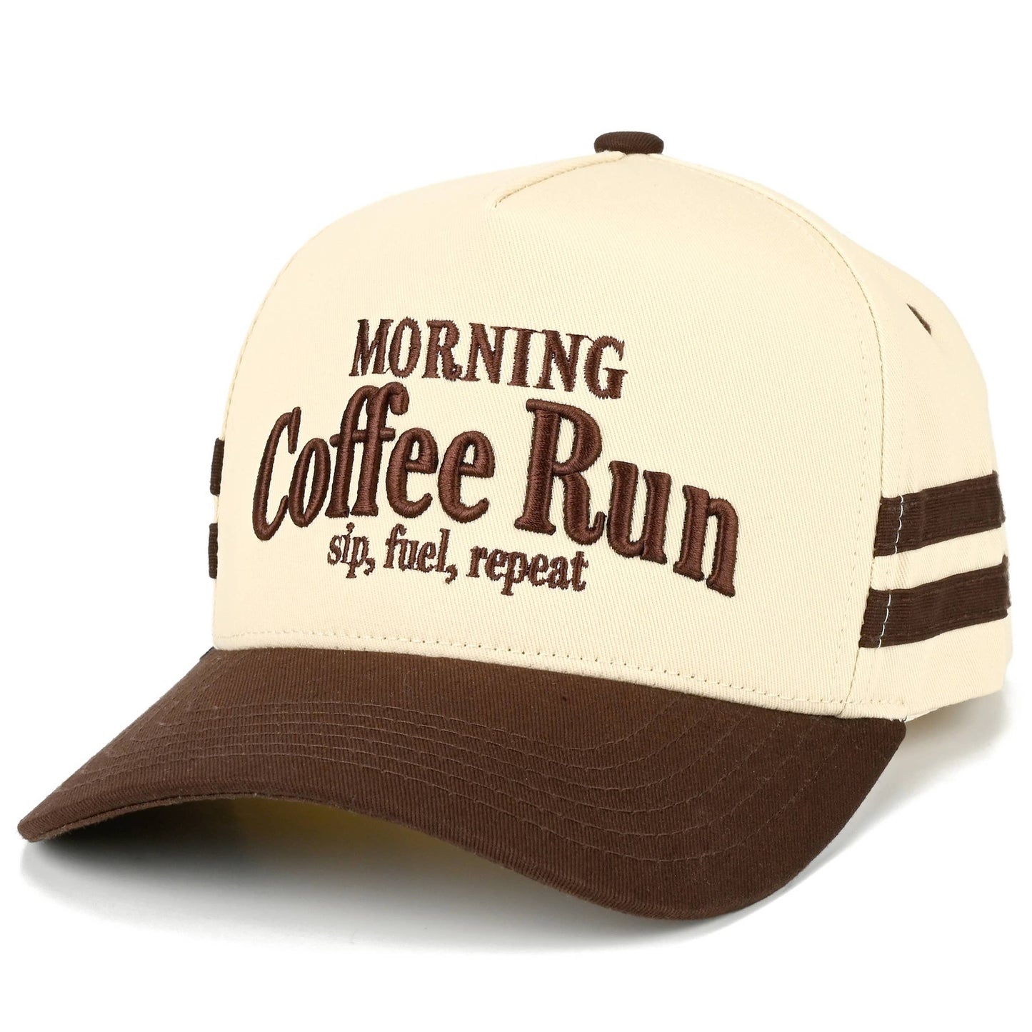 MORNING COFFEE RUN Two-Tone Trucker Hat