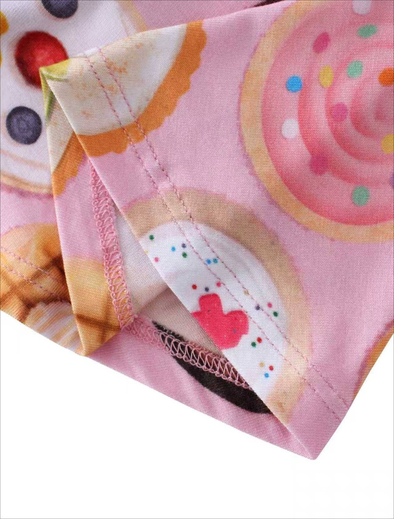 PoshTOT Cookie Bamboo Girls Twirl Dress