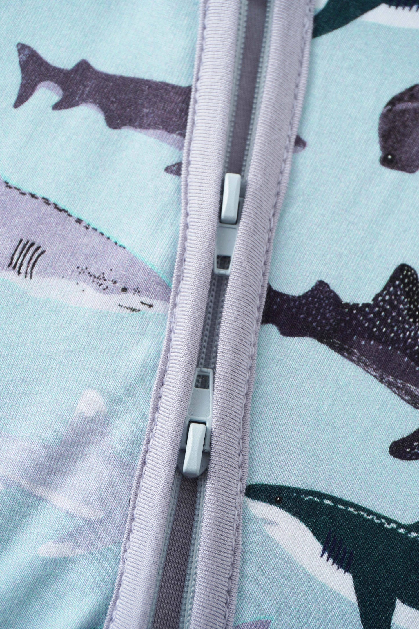 Shark Attack Bamboo Shorty Romper