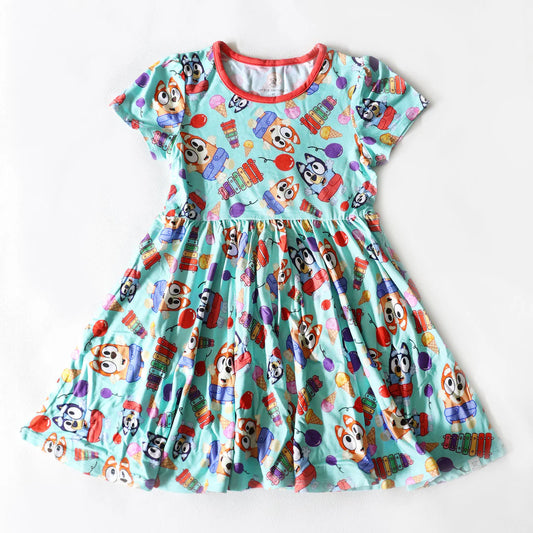Toy Pups Bamboo Girls Twirl Dress