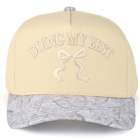 DOING MY BEST Embroidered Trucker Cap