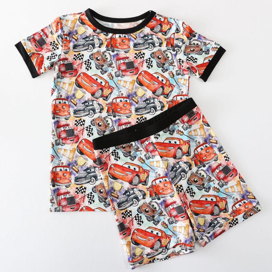 Cars Go Vroom Short Sleeve Lounge Set