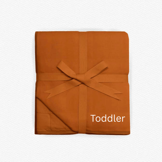 Wild One Solid Toddler Quilted Blanket 60”x40”