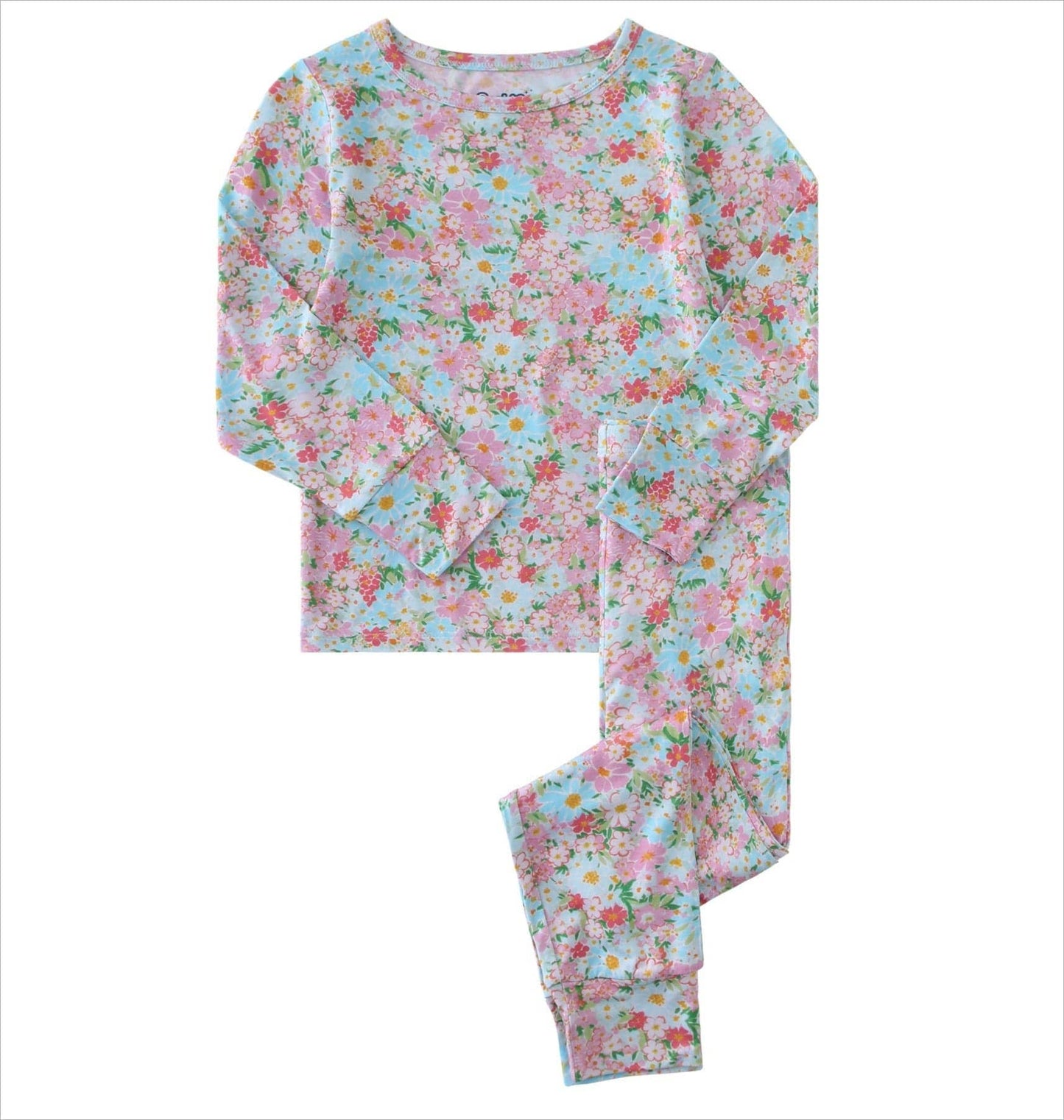 PoshTOT Pink Baby‘s Breath 2 Piece PJ Set