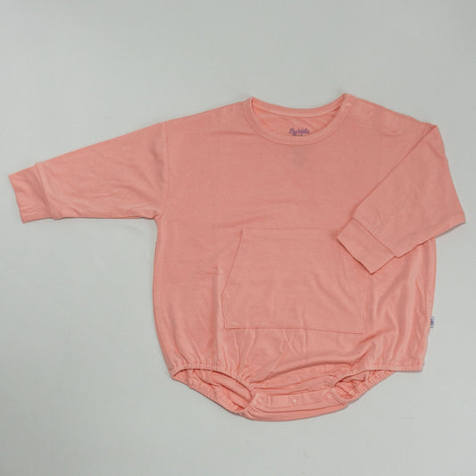 Peach | Bubble Romper