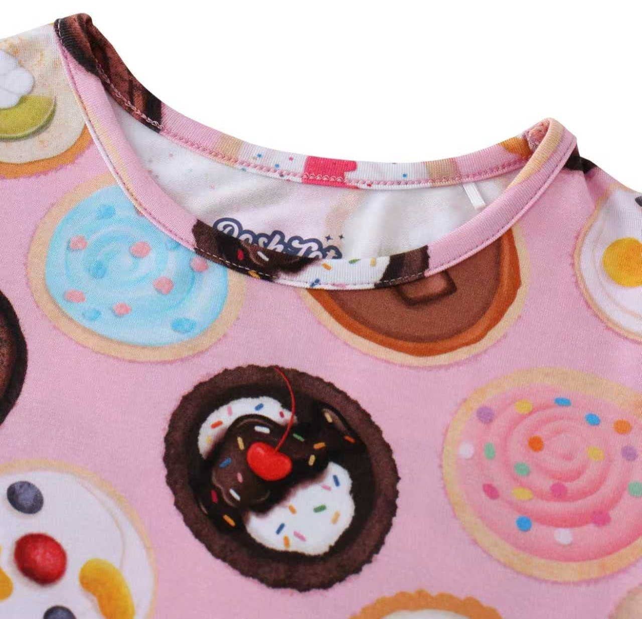 PoshTOT Cookie Bamboo Girls Twirl Dress