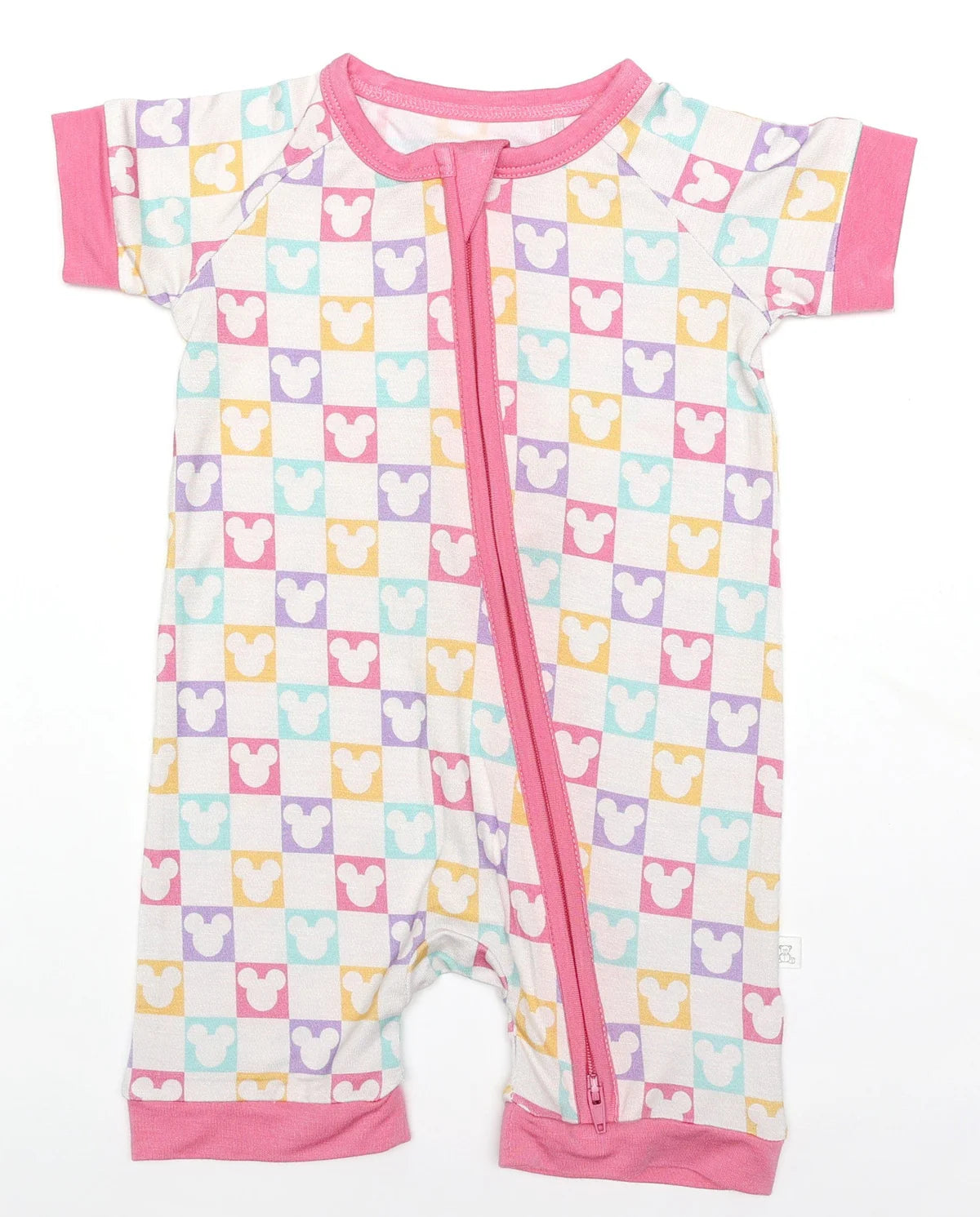 Pastel Ears Bamboo Baby Shorty Zippy Romper