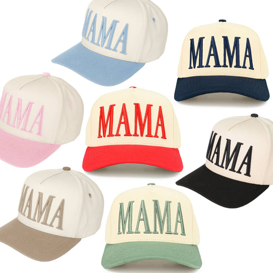 MAMA embroidered Snapback Trucker Hat