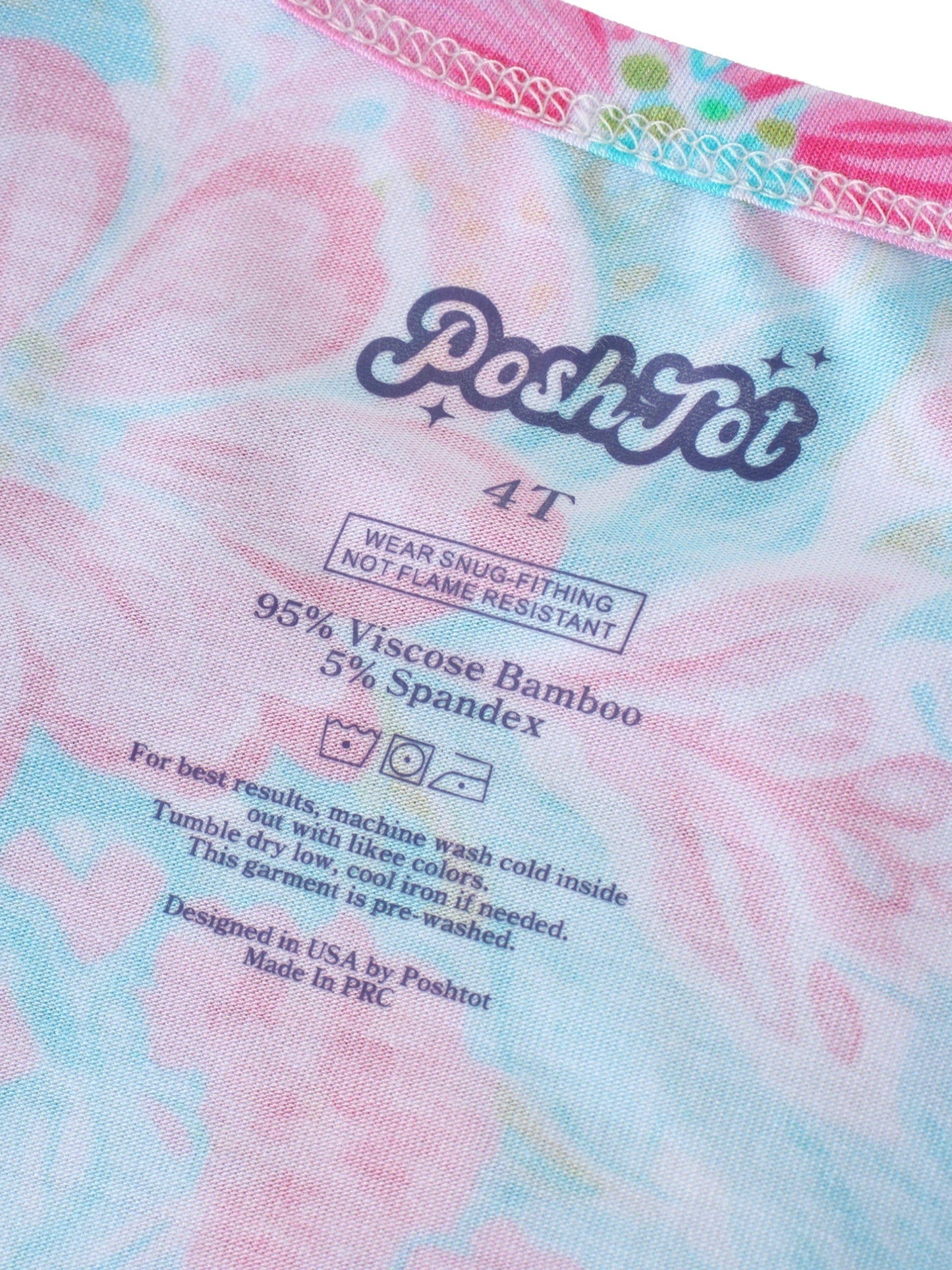 PoshTOT Summer Floral 2 Piece PJ Set