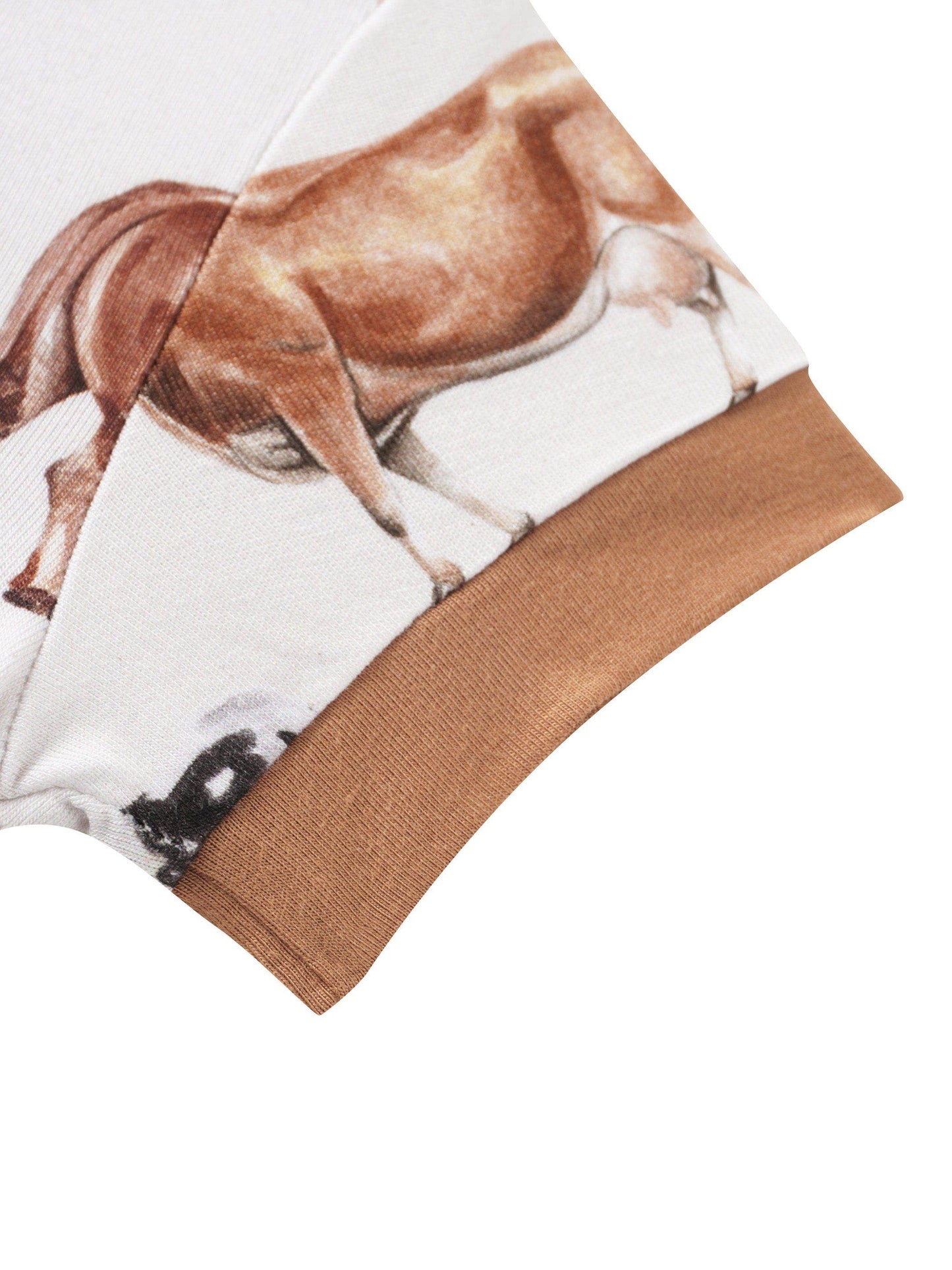 Brown Cow Bamboo Shorty Romper