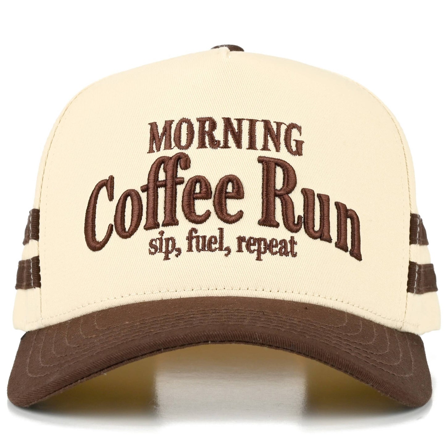 MORNING COFFEE RUN Two-Tone Trucker Hat
