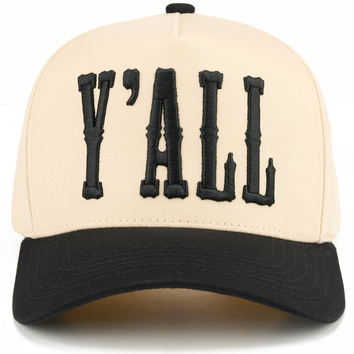 Y'ALL Embroidered Two Tone Trucker Hat