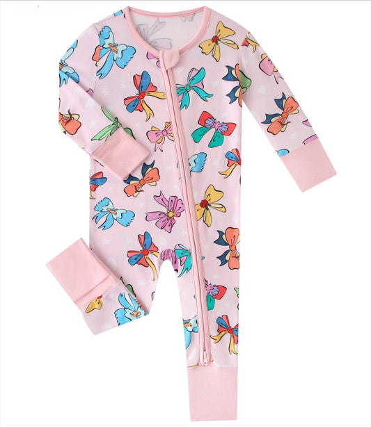 Royal Bows Bamboo Baby Convertible Zippy Romper