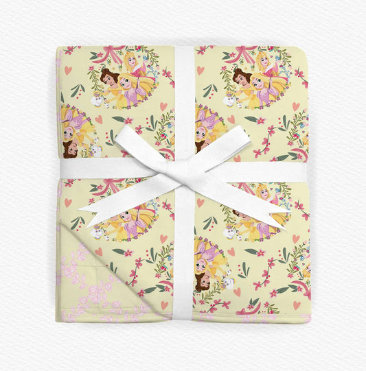 Princess Garden Bamboo Blanket