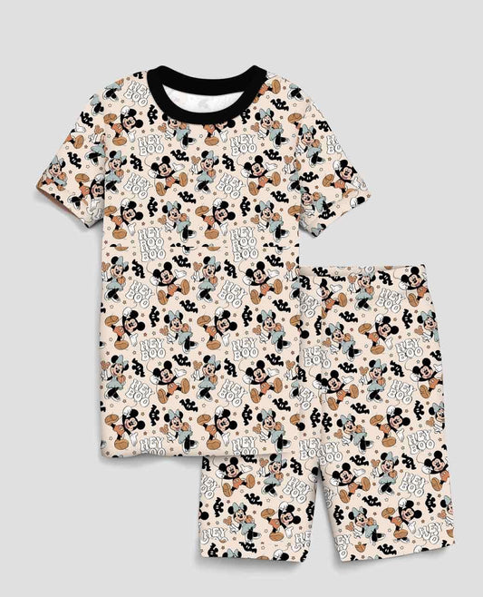 Hey Boo Short Sleeve Lounge Set