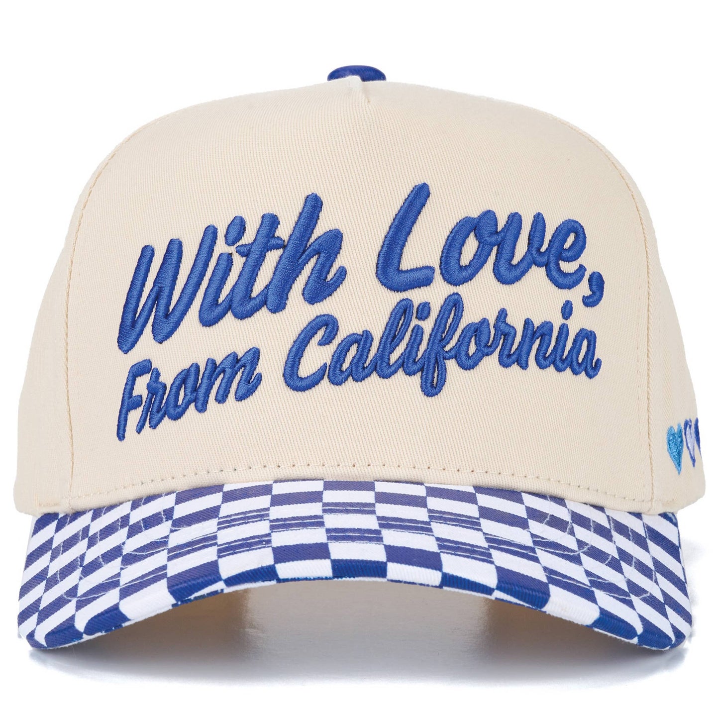 C.C WITH LOVE FROM Letter on Two Tone Trucker Hat