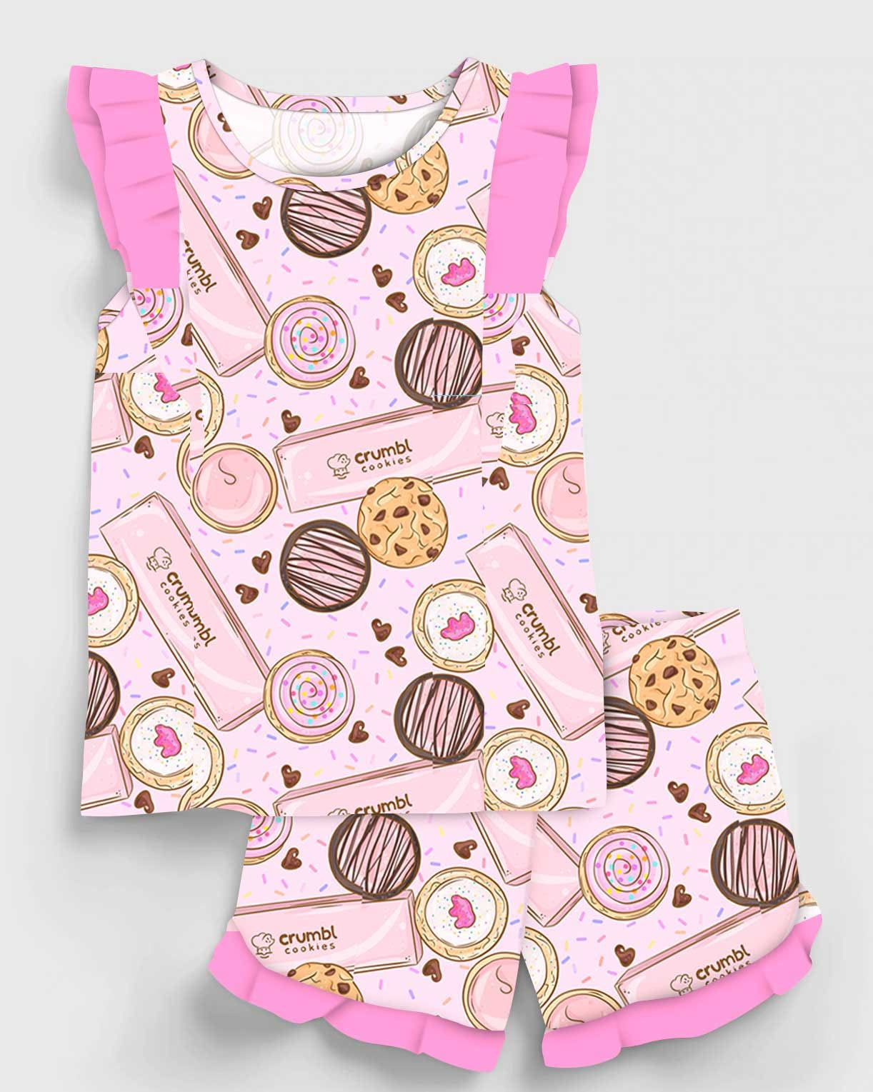Cookie Crumbs Bamboo Short Sleeve Lounge Set
