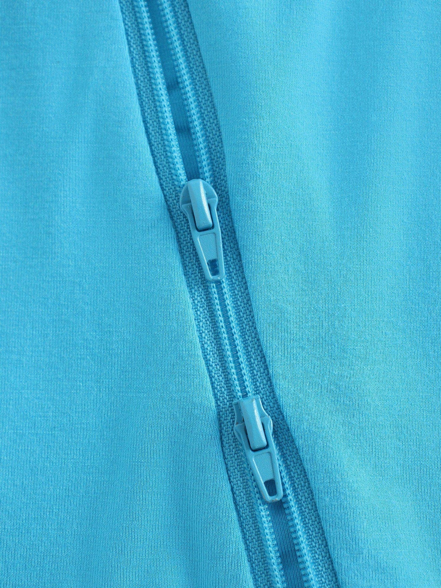 PoshTOT Blue Bamboo Baby Convertible Zippy Romper