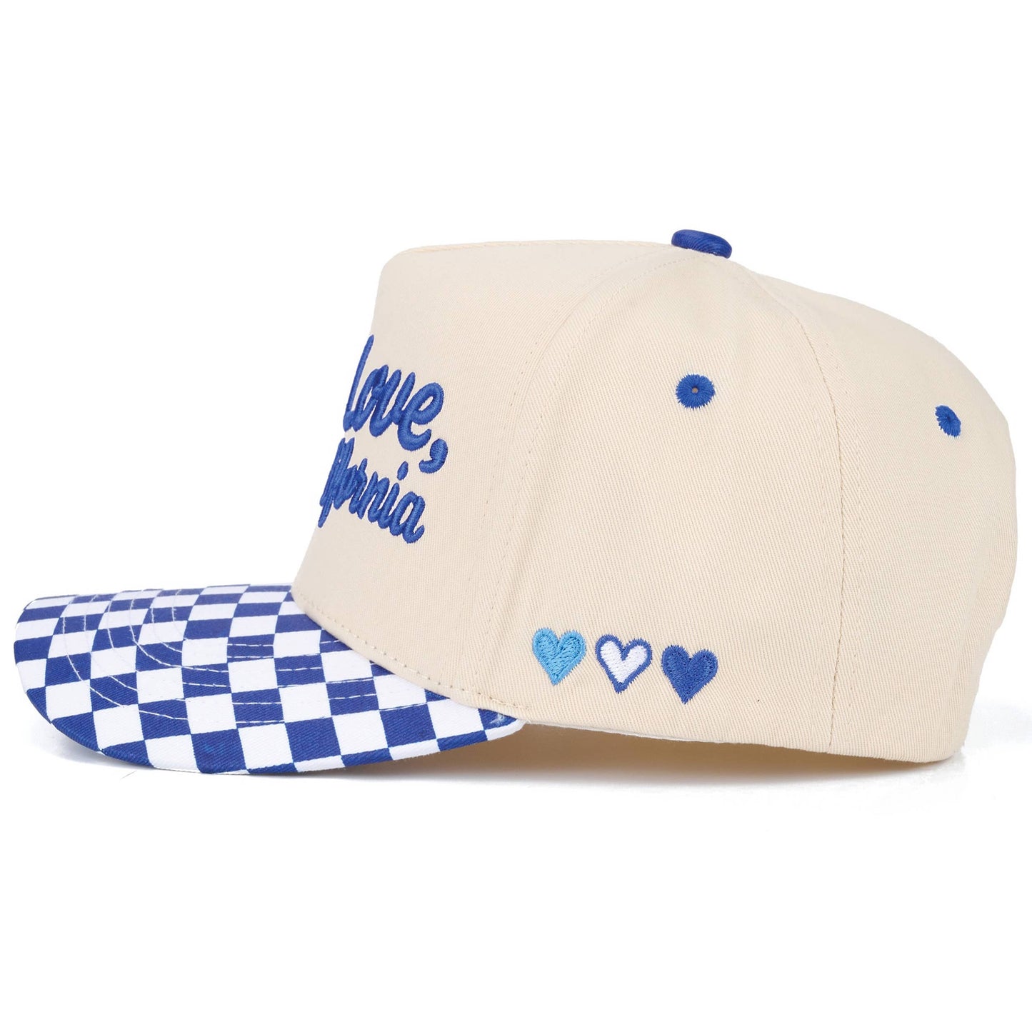 C.C WITH LOVE FROM Letter on Two Tone Trucker Hat