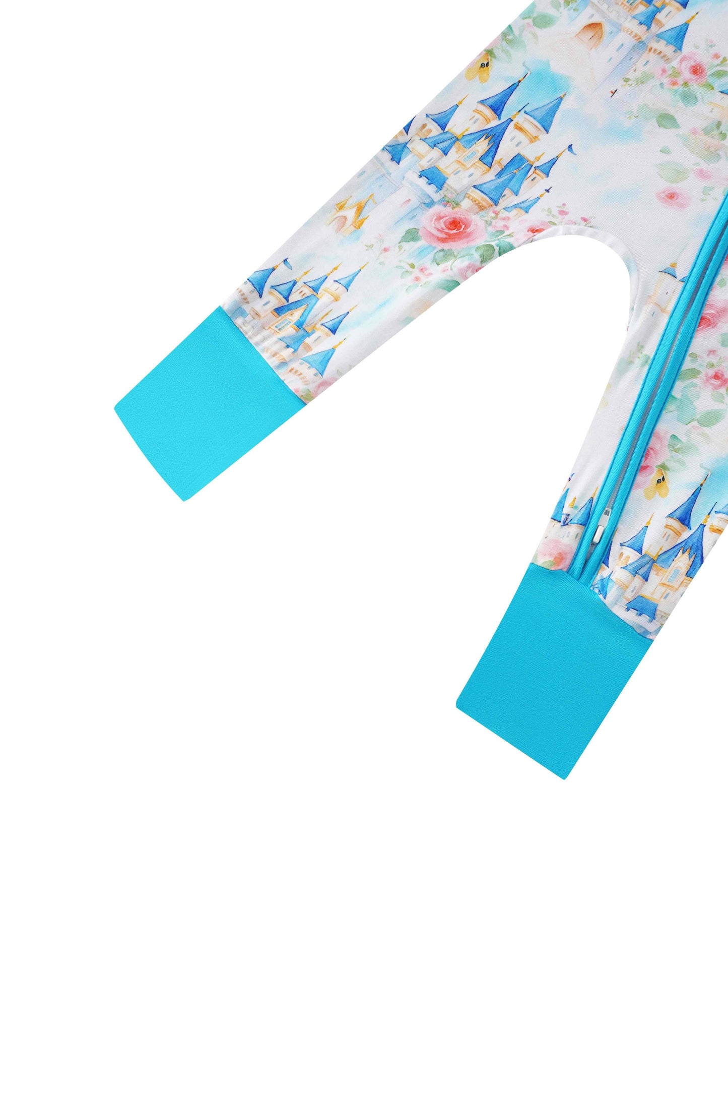 Castle of Roses Bamboo Baby Convertible Zippy Romper