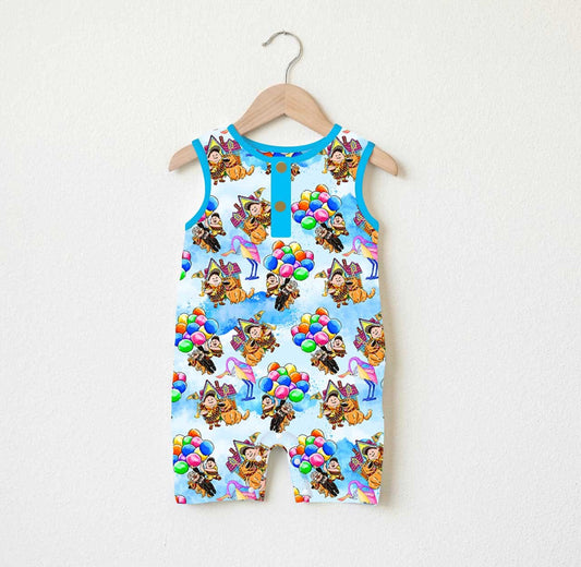 Up & Away Bamboo Shortie Romper