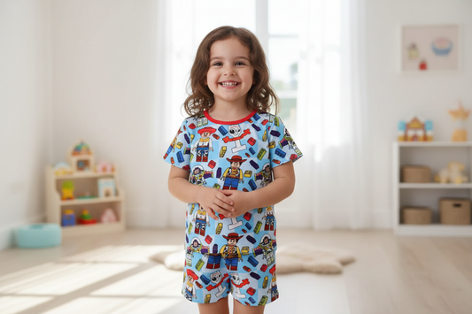 You’ve Got A Friend In Me (Lego) Bamboo Set | Short Sleeve Short Set