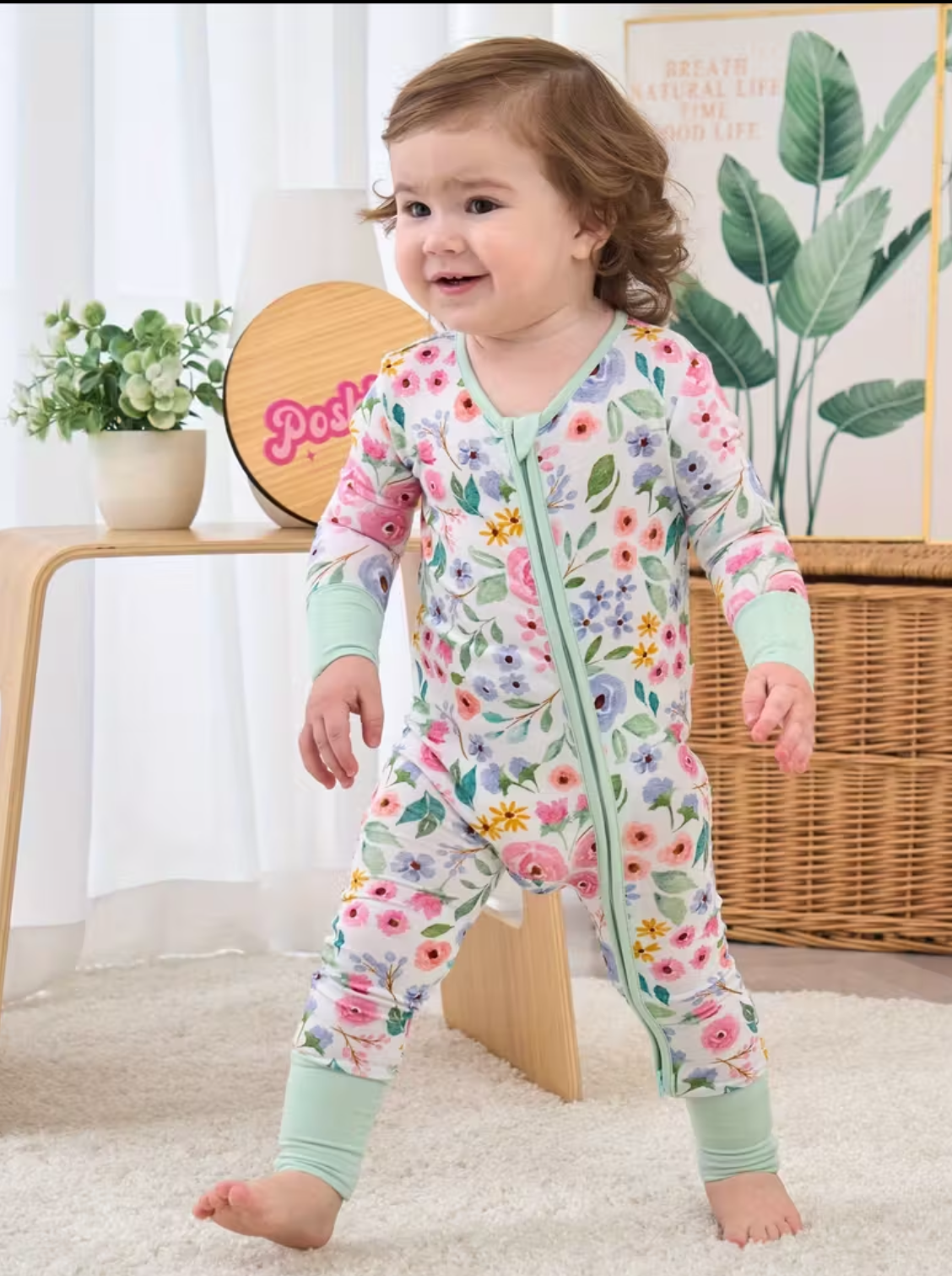 Spring Florals Zippy Romper