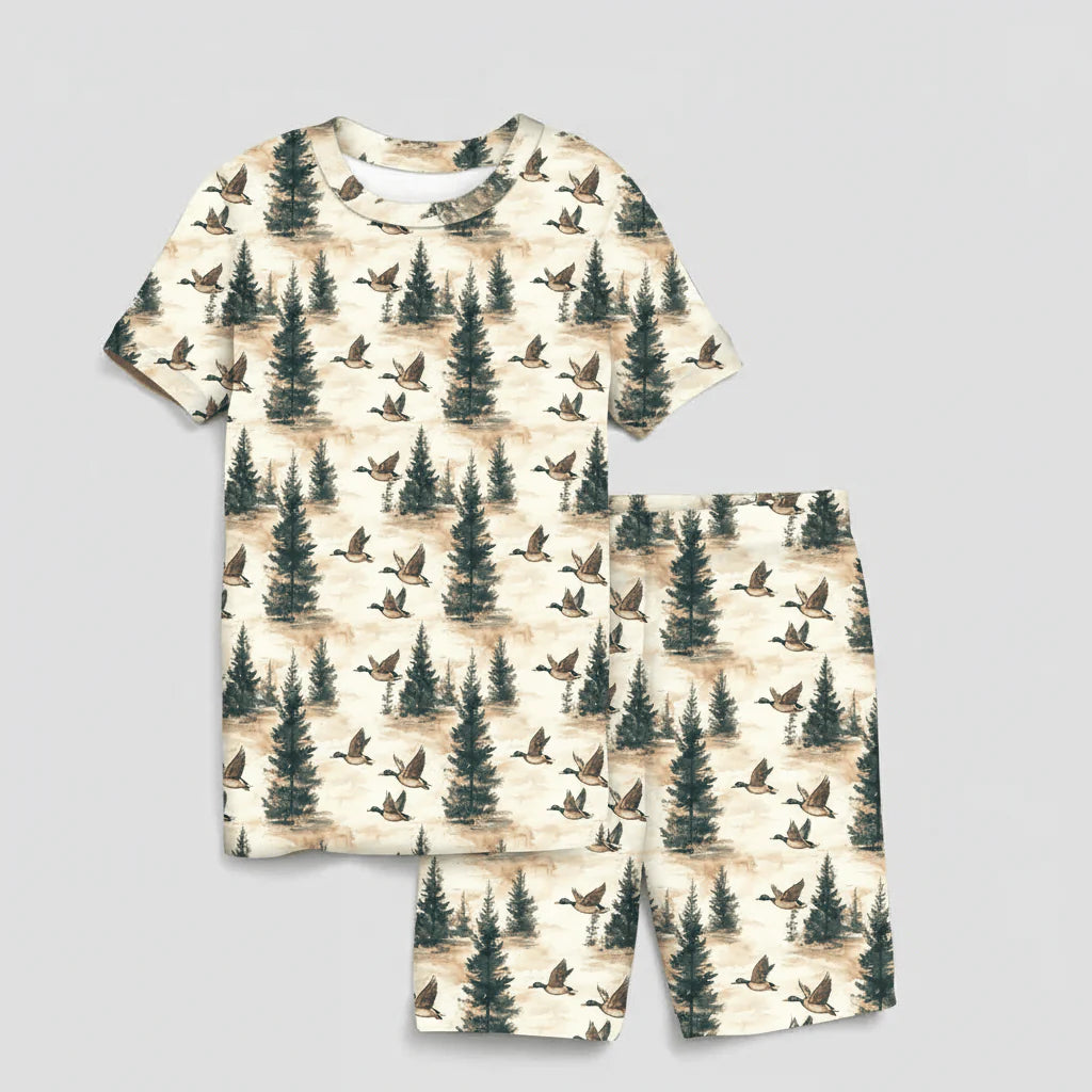 Northwoods Flight Bamboo Short Sleeve Short Set