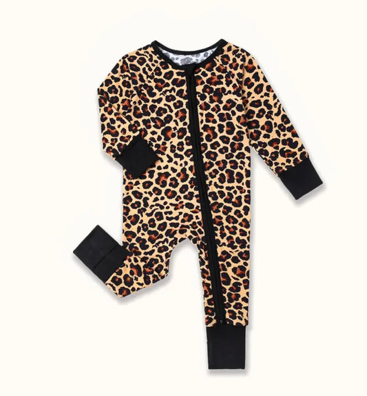Leopard Zippy Romper