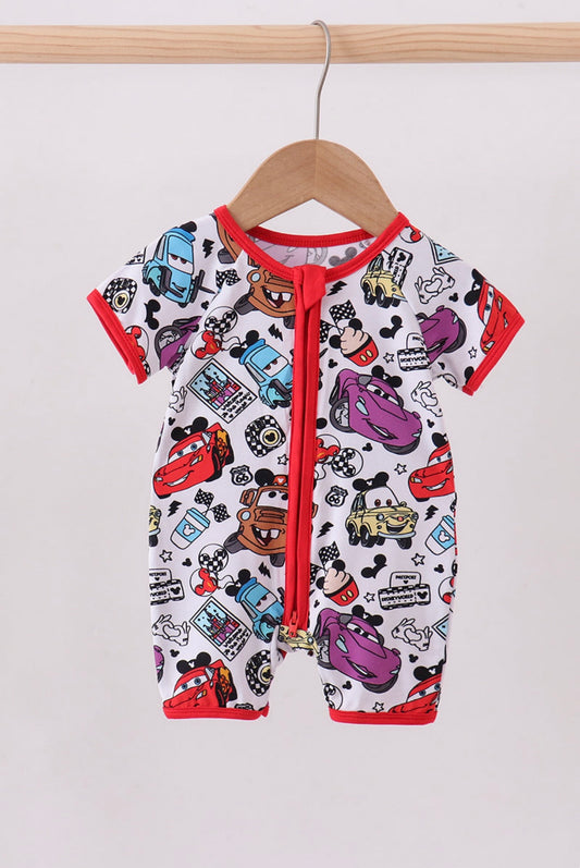 Magical Route 66 | Bamboo Shortie Zippy Romper