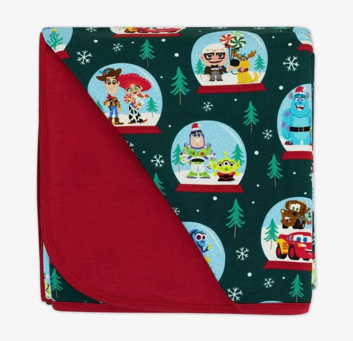 Little Sleepies Disney/Pixar Snow Globes Bamboo Blanket