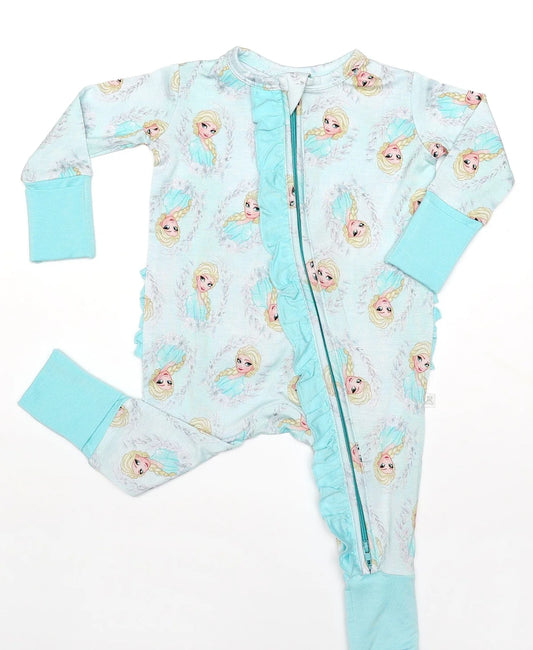 Ice Princess Bamboo Convertible Zippy Romper