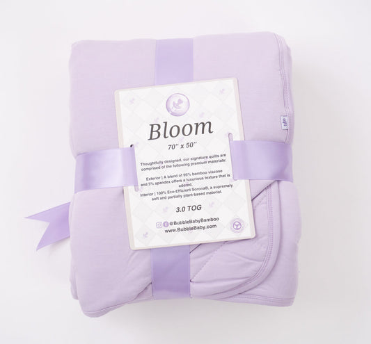 Dusk | Bloom Quilted Blanket 70x50”