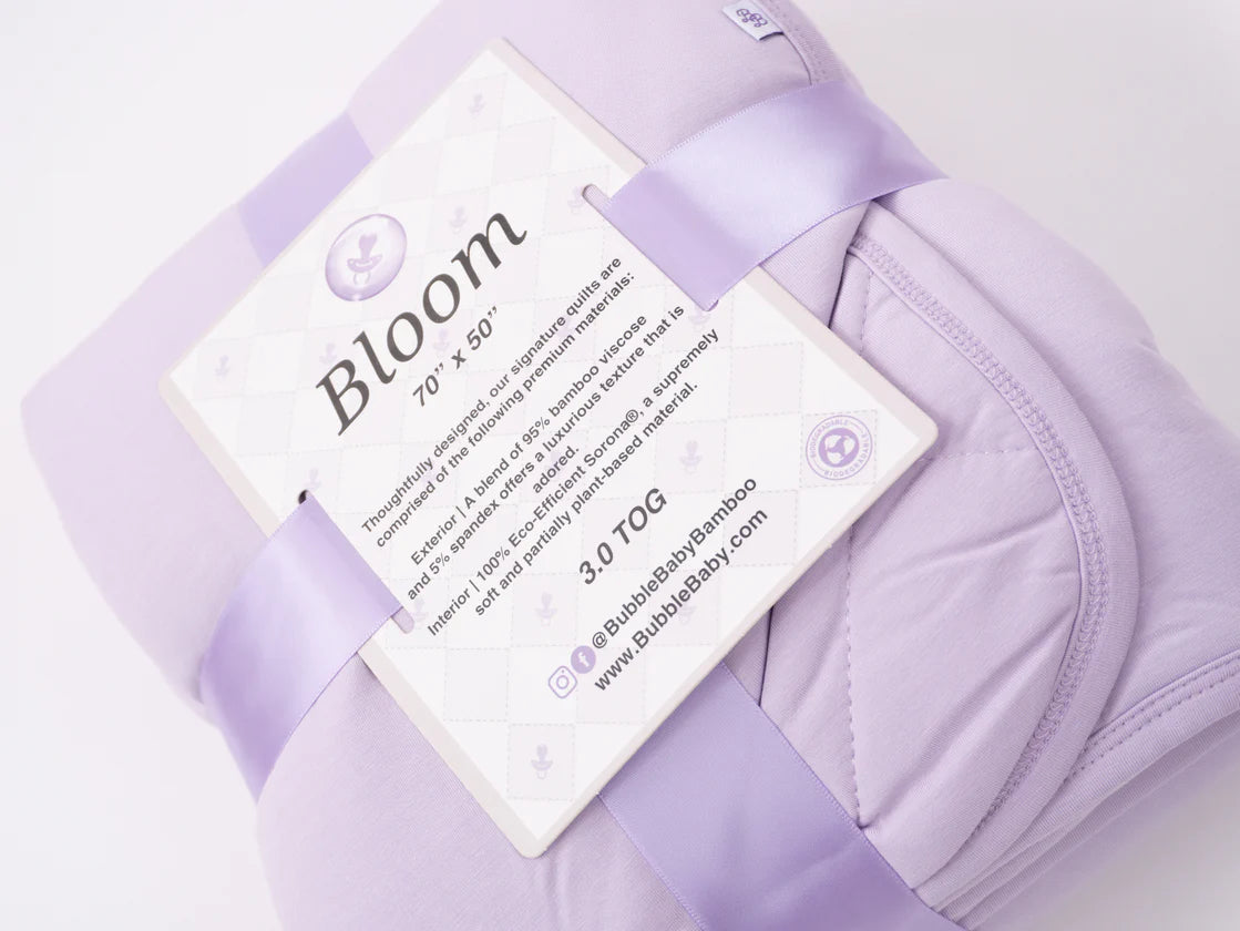 Dusk | Bloom Quilted Blanket 70x50”