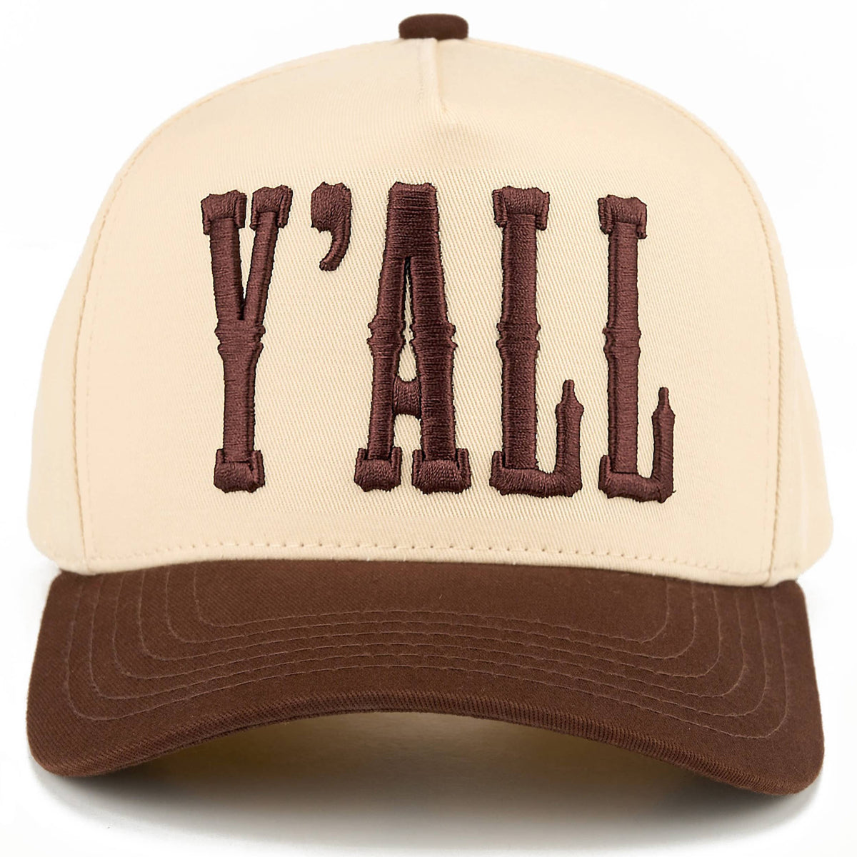 Y'ALL Embroidered Two Tone Trucker Hat