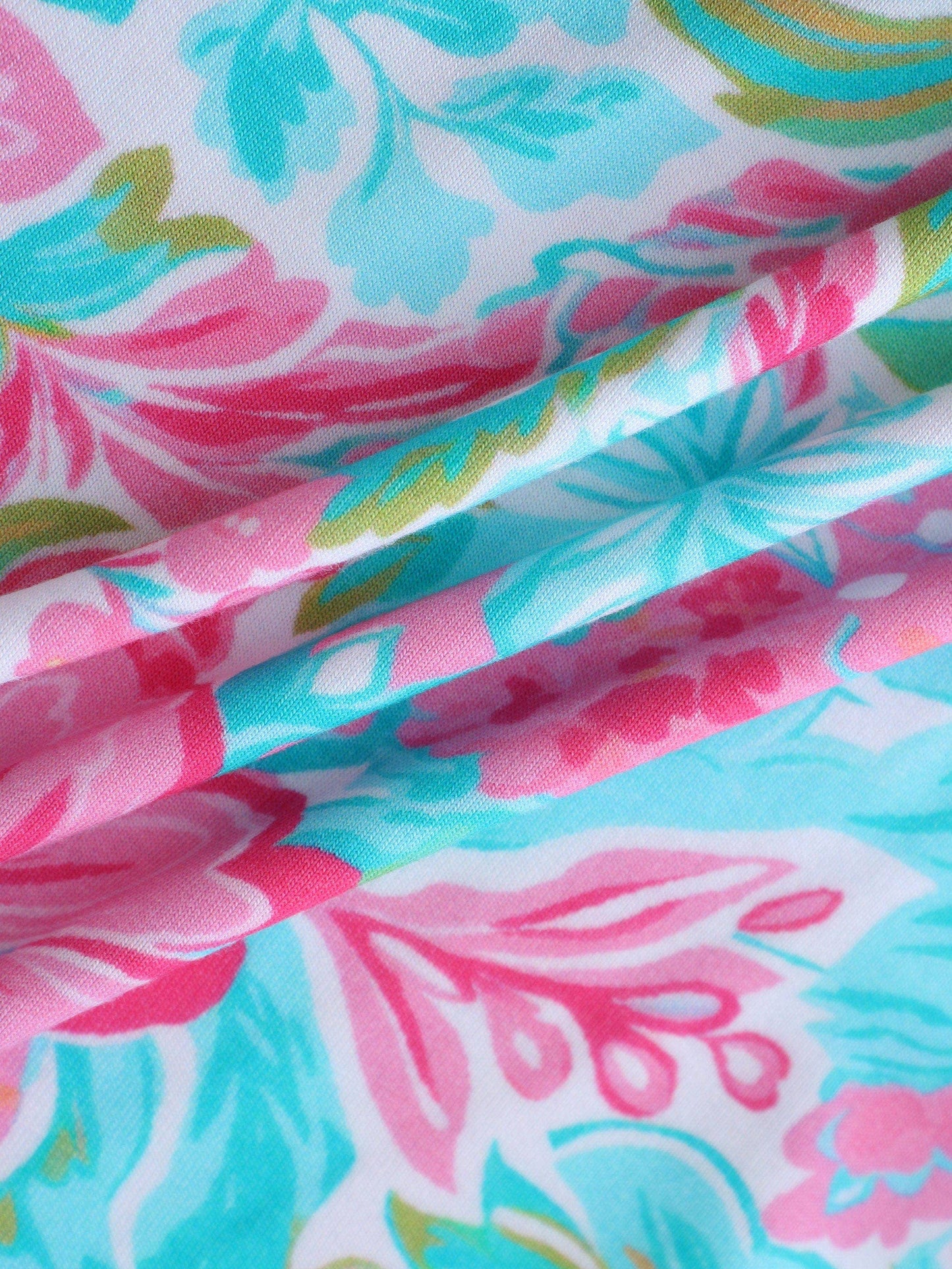 PoshTOT Summer Floral 2 Piece PJ Set